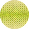 thumbnail image 1 of Ahgly Company Tapis Rond Lavable en Machine Intérieur Transitionnel Vert, 5 Pieds Rond, 1 of 7