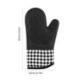 thumbnail image 3 of Yhmxh Silica Gel Gloves Insulation Pad Set Microwave Insulation Gloves Kitchen Baking Gloves Twill Insulation Set Kitchen Utensils Set Kitchen Essentials Home and Kitchen Kitchen Tools, 3 of 6
