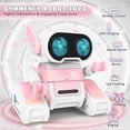 thumbnail image 4 of Jouets de Jeu d'Imitation pour Tout-Petits Éducatifs, Jouets Robot Télécommandés Rechargeables, Cadeau Éducatif Robot RC, Robot Électrique 2,4 g Télécommandé Robot Interactif Intelligent, Lumière Changeant de Couleur et Musique, 4 of 8