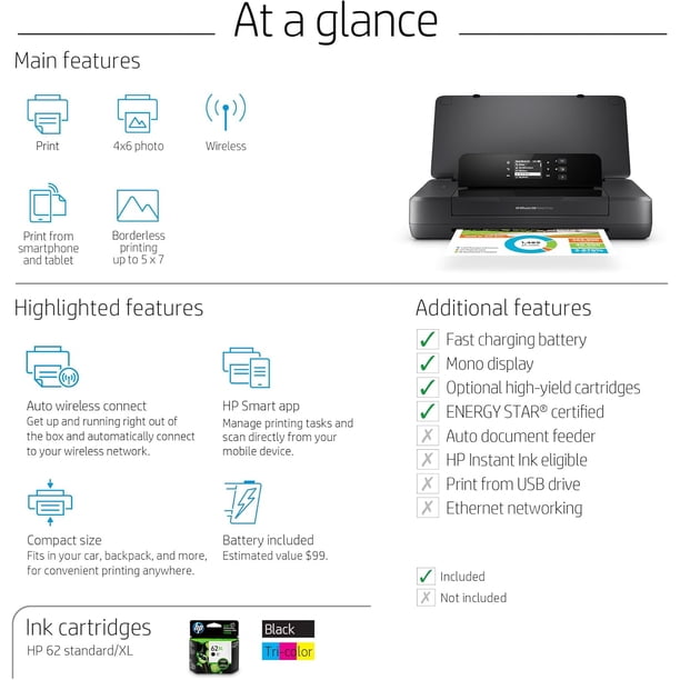HP Officejet 200 Mobile Printer - Walmart.ca