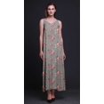 thumbnail image 2 of Bimba Robe Longue Décontractée en Rayonne à Fleurs pour Femme à Bretelles Spaghetti, Maxi d'Été, Robe Soleil - Xxx-Grand, 2 of 5