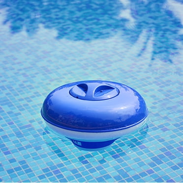 Aqestyerly Distributeur de Chlore Flottant Distributeur de Produits Chimiques pour Piscine Sortie pour Désinfectant de Piscine Entretien Support de Comprimés de Chlore HWRETIE