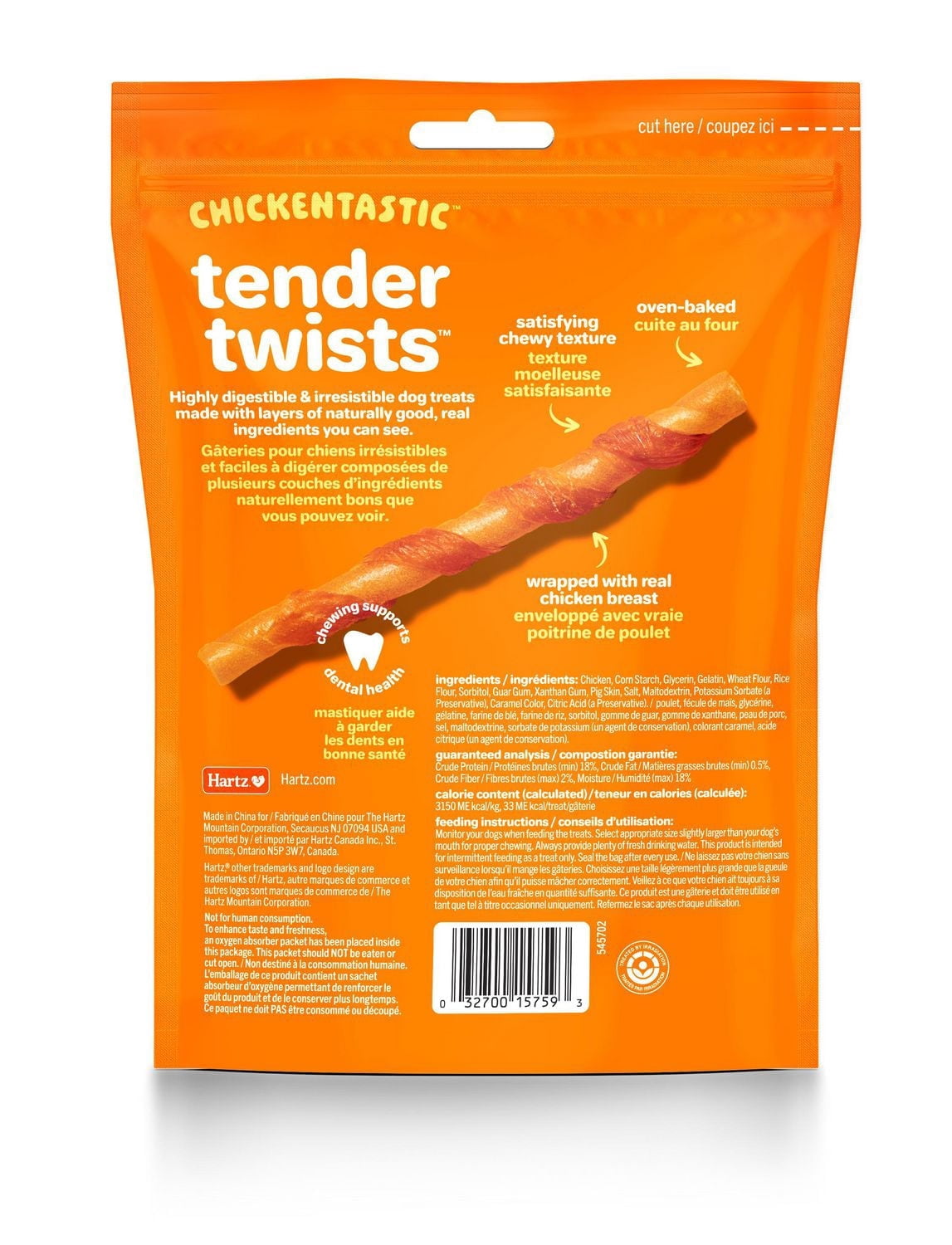 Oinkies Gâteries pour Chiens Tendres Enrobées de Poulet
