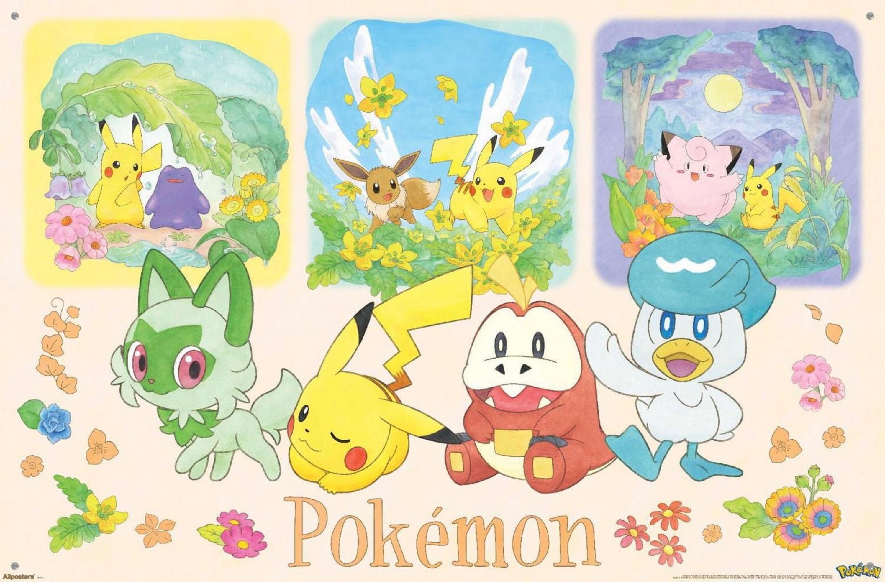 Pokémon: One Scene - Group Wall Poster