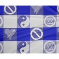thumbnail image 5 of oneOone Polyester Spandex Blue Fabric Sewing Material Print Fabric By The Yard 56 Inch Wide, 5 of 5