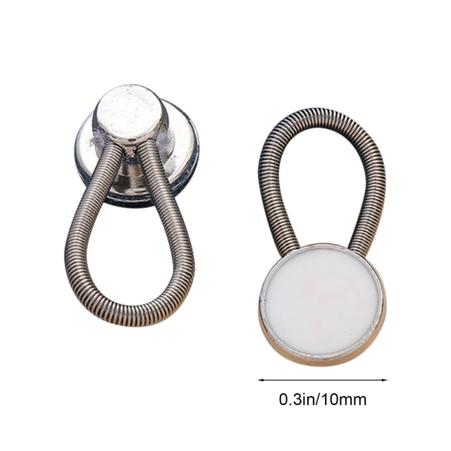 EGNMCR Extender Button For Jeans Flexible Adjustable Elastic Waist Extender Button a buttons