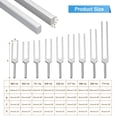 thumbnail image 2 of Unique Bargains Tuning Fork Set 9 Pcs Tuning Forks Aluminium Alloy for Instrument Treatment Yoga Sound Testing, 2 of 7