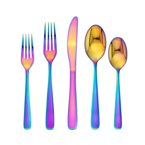 Cambridge Cranston Rainbow Mirror 20 Piece Flatware Set