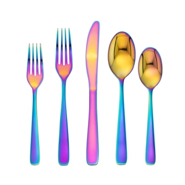 Cambridge Cranston Rainbow Mirror 20 Piece Flatware Set