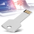 thumbnail image 4 of Yajisi Key Shape USB Flash Drive High Speed Memory Disc for Computer and Car Silver 8GB Pack of 1, 4 of 9