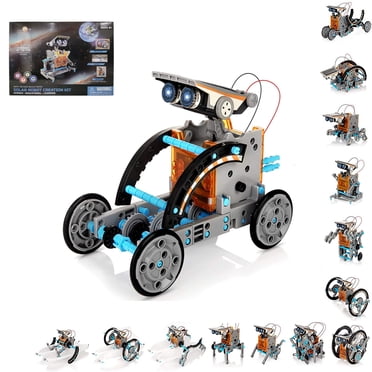 Robot Solar Toy Educational �?190 Pieces Diy, Construction Kit Science Experiments For Children 8 To 10 Years Of Age And Older, Solar Powered