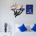 thumbnail image 4 of Ornement Mural Suspendu en Forme de Crâne de Cerf en Métal, 4 of 8