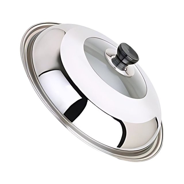 relayinert Couvercle de Casserole en Acier Inoxydable Fiable et Polyvalent pour la Cuisson Robuste et Durable 1 Ensemble
