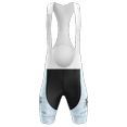 thumbnail image 1 of Australia White Bib Shorts - 4XL, 1 of 3