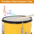 thumbnail image 3 of BeesClover Kids Drum Set, 5-Piece Beginner Drum Kit with Adjustable Stool, Pedal, Cymbal & Drumsticks, Real Wood Junior Musical Instrument for Children Ages 3-10, 3 of 8