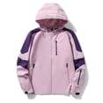 thumbnail image 2 of Timegard Womens Plus Size Softshell Jackets Rain Jacket Lightweight Windbreaker with Hood Hiking Outdoor, 2 of 3