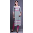 thumbnail image 2 of Bimba Printed Straight Tunic Dresses For Women Printed Indian Clothing, 2 of 5
