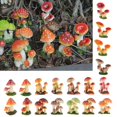 thumbnail image 3 of DOLITY Colorful Miniature Mushroom for a Miniature Fairy Garden / Home Garden Table Bright Red A, 3 of 9
