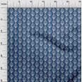 thumbnail image 3 of oneOone Polyester Spandex Navy Blue Fabric Asian Block Print Sewing Craft Projects Fabric Prints By Yard 56 Inch Wide, 3 of 4