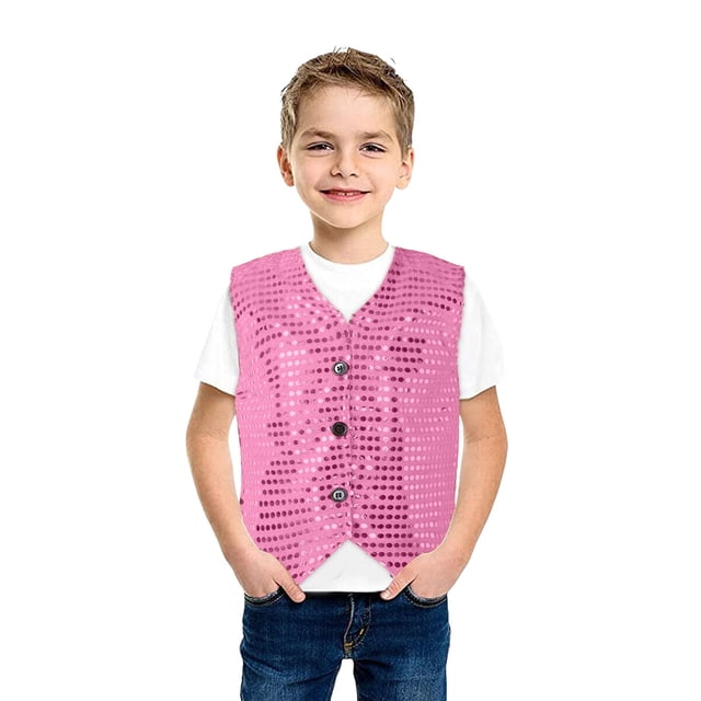 Veste de Danse à Paillettes pour Enfants pour Spectacle sur Scène et Tenue de Fête Street Hop