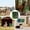 Green, variant on Large Sized Scratcher Cat And Massager Horse Brush Massager Automatic Scratcher For Horses Cows And Sheep