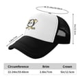 thumbnail image 5 of Mighty Ducks Trucker Hats Black One Size Adjustable Snapback Hat, 5 of 5