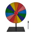 thumbnail image 4 of Abbracc Ensemble de Plateau Tournant de Prix de Table Roue de Fortune pour Supermarchés Restaurant Fête 14 Cases, 4 of 9