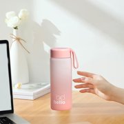 EGNMCR Sports Water Bottle 16.9 Ounce Labeled Motivational Bottle 500ml Portable Leak Proof Sports Water Bottle Suitable For Outdoor Fitness In Women's Gyms sport bottle