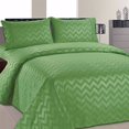 thumbnail image 1 of Collection Chevron Beverly Hills Série 1800 Ultra Doux Résistant aux Plis Ensemble de Draps Uni (Simple, Vert Lime), 1 of 1