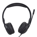 onn. 5 FT./ 1.5 m USB On-Ear Stereo Headset with Rotating Boom Microphone