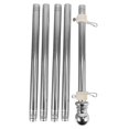 thumbnail image 1 of Flagpole, Stainless Steel Flagpole, Suitable For House Courtyard Garden, Anti-rust Flag Holder - JA, 1 of 4