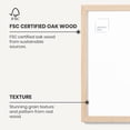 thumbnail image 3 of (19 ¾ x 27 ½ in | 50x70 cm) White Solid Oak Wood Picture Frame Poster Frame Wall Photo Frame, 3 of 8