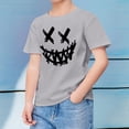 thumbnail image 2 of TZEWGL Cute Graphic Printed Short Sleeved Crewneck Solid Color Shirt For Kid Clothes For Kids size 6-7T, 2 of 4