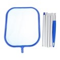 thumbnail image 1 of 1 Set Garden Aquarium Fishing Net Swimming Pool Leaf Cleaning Net Telescopic Rod, 1 of 8