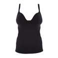 thumbnail image 2 of Freya Womens Remix Underwire Tankini Top, 34F, Black, 2 of 3