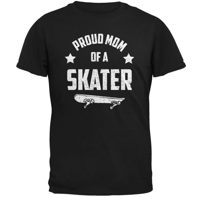 Proud Mom Skater Skateboard Mens T Shirt