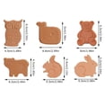 thumbnail image 3 of Rinsvye Bacs de Rangement Transparents Petits en Terre Cuite Brun Su Gar Sa Ver et Assouplissant Petits Contenants de Conservation des Aliments avec Couvercles Disque Brun Su Gar Contenants de Conservation des Aliments Ke Eper Disque, 3 of 4