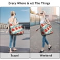 thumbnail image 5 of Colorful Ice Cream Dessert Print Travel Tote Bag Multipurpose Weekender Bag with Large Capacity Adjustable Strap, Ideal for Summer Outings Business Travel, 5 of 5