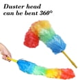 thumbnail image 4 of Reusable Electrostatic Dust Remover with Microfiber Head, Flexible Adjustable Duster Tool for Ceilings Furniture Cars Dusting, Washable Portable Cleaning Accessory - 60cm Length, 4 of 6