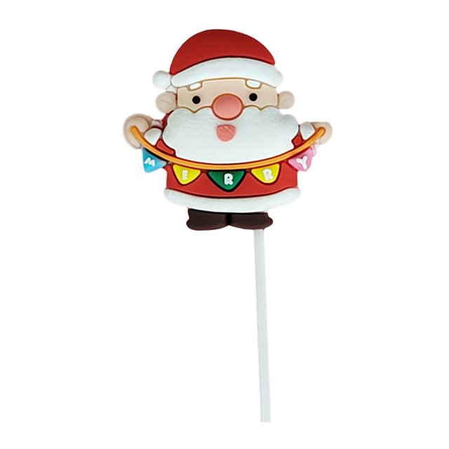 Décoration de Gâteau de Noël Décoration de Gâteau Fête Réutilisable Fournitures de Fête à Thème Coloré P