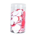 thumbnail image 2 of KLKCMS 100 Pcs Disques de Comptage Marqueurs Compteurs d'Apprentissage Disques pour Jeu Maison Enfants Rouge Blanc, 2 of 9