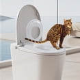 thumbnail image 4 of TIELUTT Trousse d'Entraînement pour Siège de Toilette pour Chat / Système d'Entraînement à la Toilette / Apprendre à Utiliser / Accessoires Réutilisables pour Lévrier Italien Accessoires pour Chiot Carlin Accessoires pour Chien Liste de Vérification Accessoires Accessoires pour Litière de Chiot, 4 of 4