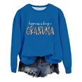 thumbnail image 3 of GZWYHT Grande Vente! Chandails à Capuchon pour Femmes, Chandails à Capuchon Graphiques, Chandail de Grand-Maman pour Femmes Automne Chandails à Col Rond Sans Capuchon le Bonheur, C'est d'Être une Grand-Maman, Tenues d'Automne, Vêtements d'Automne Bleu P, 3 of 3
