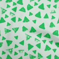 thumbnail image 1 of oneOone Velvet Light Green Fabric Geometric Sewing Craft Projects Fabric Prints By Yard 58 Inch Wide, 1 of 4