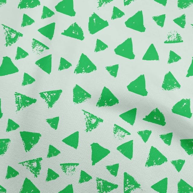 oneOone Velvet Light Green Fabric Geometric Sewing Craft Projects Fabric Prints By Yard 58 Inch Wide