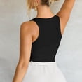 thumbnail image 5 of JDQJBZ Slim Cami Shirts Basic Undershirt Tanks Ribbed V Neck Fitted Casual Sleeveless Shirt, 5 of 5