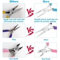 thumbnail image 3 of Jewelry Pliers, Jewelry Making Pliers Tools with Needle Nose Pliers/Chain Nose Pliers, Round Nose Pliers and Wire Cutter for Jewelry Repair, Wire Wrapping, Crafts, Jewelry Making Supplies3pcs, 3 of 6