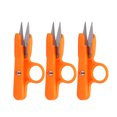 thumbnail image 2 of Crochet Scissors, Stainless Steel Material Orange Color 3pcs Sewing Sissors  For Embroidery, 2 of 8