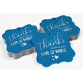 thumbnail image 4 of Inkdotpot Pack Of 100 Real Silver Foil Bracket Shape Paper Tags Thanks From The New Wedding Favor Hang Tags, 4 of 7