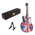 thumbnail image 2 of lionlar Mini Wood Electric Guitar Model 1/6 Home Musical Instruments Toys ollhouse D, 2 of 5